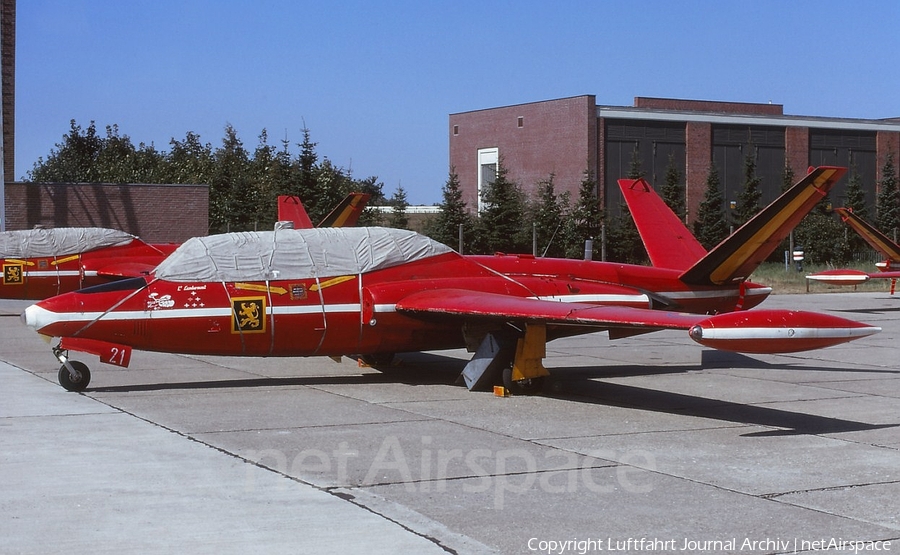 Belgian Air Force Fouga CM-170-1 Magister (MT-21) | Photo 413028