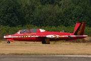 Belgian Air Force Fouga CM-170 Magister (MT-26) at  Kleine Brogel AFB, Belgium