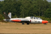 Belgian Air Force Fouga CM-170 Magister (MT-35) at  Kleine Brogel AFB, Belgium