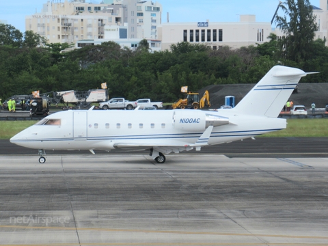 (Private) Bombardier CL-600-2B16 Challenger 604 (N100AC) at  San Juan - Luis Munoz Marin International, Puerto Rico