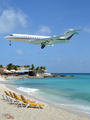 NetJets Bombardier BD-700-1A11 Global 5000 (N100QS) at  Philipsburg - Princess Juliana International, Netherland Antilles