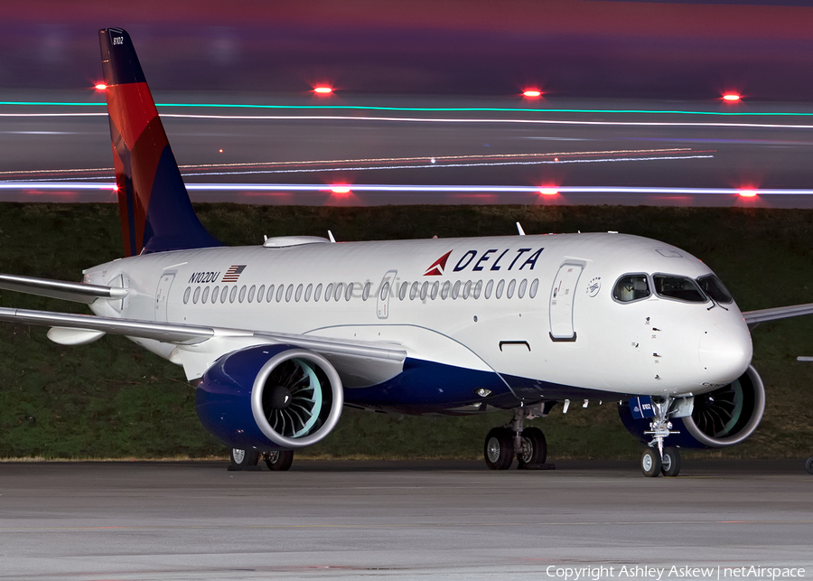 Delta Air Lines Airbus A220-100 (N102DU) | Photo 286790