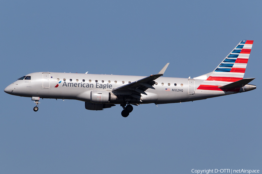 American Eagle (Republic Airlines) Embraer ERJ-175LR (ERJ-170-200LR) (N102HQ) | Photo 594127