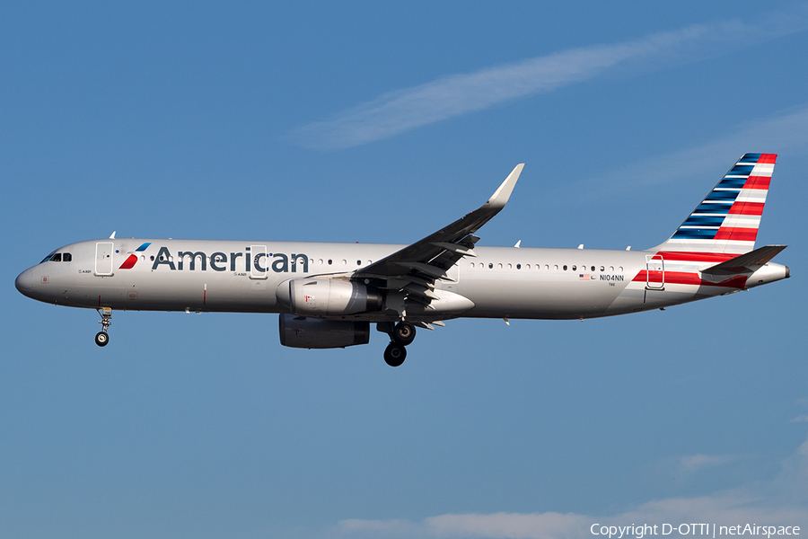 American Airlines Airbus A321-231 (N104NN) | Photo 142799