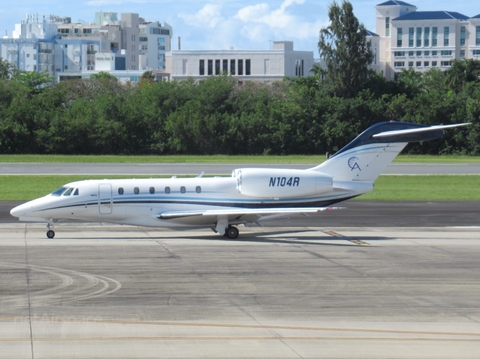 Charter Airlines Cessna 750 Citation X (N104R) at  San Juan - Luis Munoz Marin International, Puerto Rico