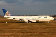 United Airlines Boeing 747-422 (N104UA) at  Hamburg - Fuhlsbuettel (Helmut Schmidt), Germany