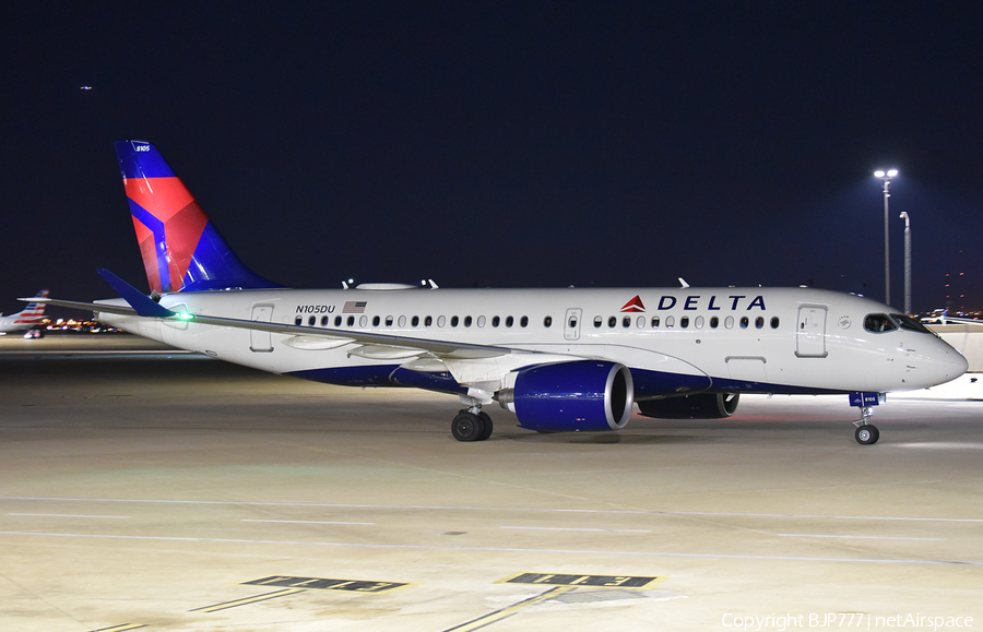 Delta Air Lines Airbus A220-100 (N105DU) | Photo 352545