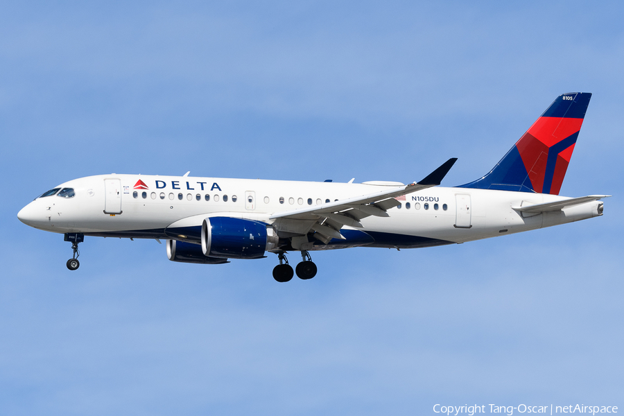 Delta Air Lines Airbus A220-100 (N105DU) | Photo 542105
