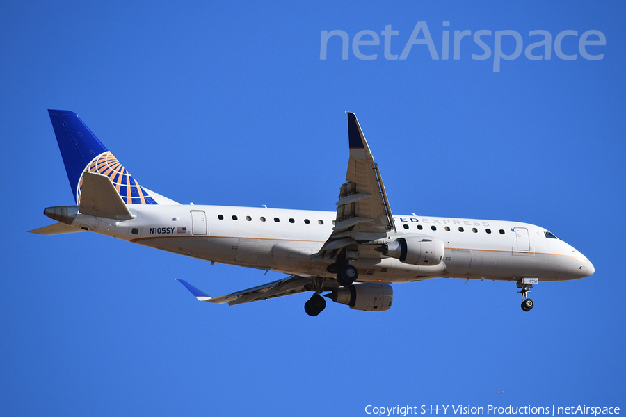 United Express (SkyWest Airlines) Embraer ERJ-175LR (ERJ-170-200LR) (N105SY) | Photo 137431