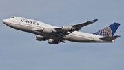 United Airlines Boeing 747-451 (N105UA) at  Frankfurt am Main, Germany