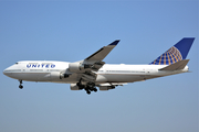 United Airlines Boeing 747-451 (N105UA) at  Los Angeles - International, United States