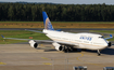 United Airlines Boeing 747-451 (N105UA) at  Nuremberg, Germany