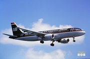 US Airways Shuttle Airbus A320-214 (N105UW) at  Cozumel International, Mexico