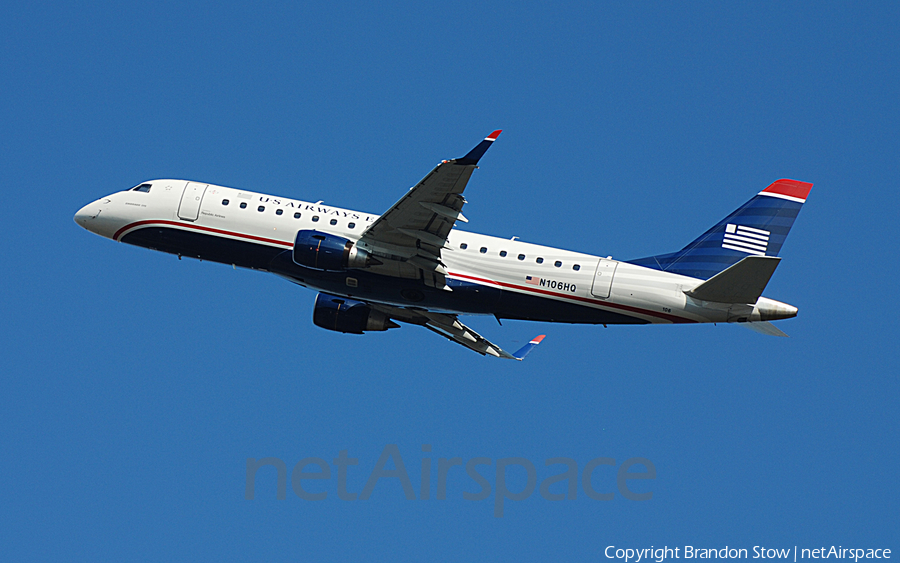 US Airways Express (Republic Airlines) Embraer ERJ-175LR (ERJ-170-200LR) (N106HQ) | Photo 308403