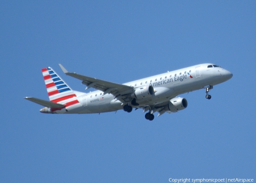 American Eagle (Republic Airlines) Embraer ERJ-175LR (ERJ-170-200LR) (N108HQ) | Photo 194847