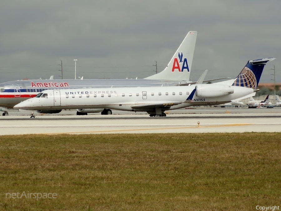 United Express (ExpressJet Airlines) Embraer ERJ-145XR (N11155) | Photo 34342