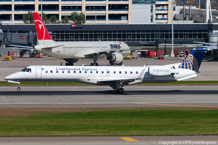 Continental Express (ExpressJet) Embraer ERJ-145XR (N11189) | Photo 189663