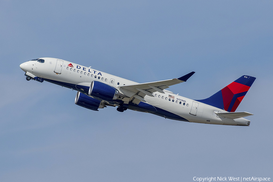 Delta Air Lines Airbus A220-100 (N111NG) | Photo 379013