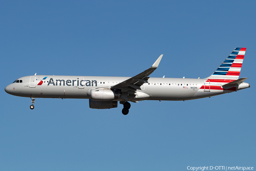 American Airlines Airbus A321-231 (N111ZM) | Photo 144743