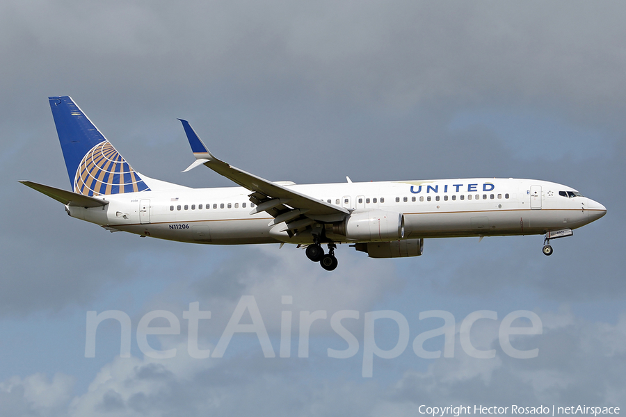 United Airlines Boeing 737-824 (N11206) | Photo 199291