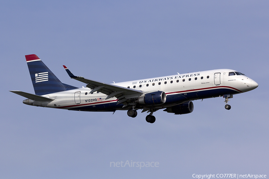 US Airways Express (Republic Airlines) Embraer ERJ-175LR (ERJ-170-200LR) (N112HQ) | Photo 8936