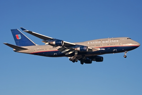 United Airlines Boeing 747-422 (N117UA) at  Frankfurt am Main, Germany