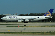 United Airlines Boeing 747-422 (N117UA) at  Beijing - Capital, China