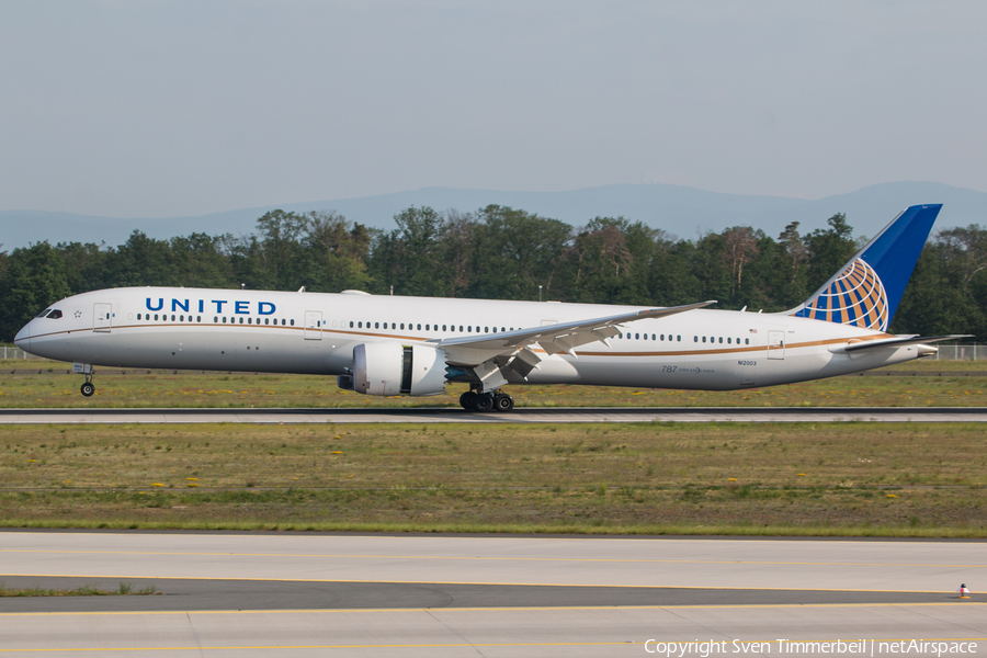 United Airlines Boeing 787-10 Dreamliner (N12003) | Photo 331877