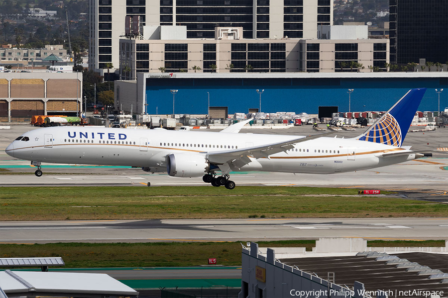 United Airlines Boeing 787-10 Dreamliner (N12003) | Photo 311869