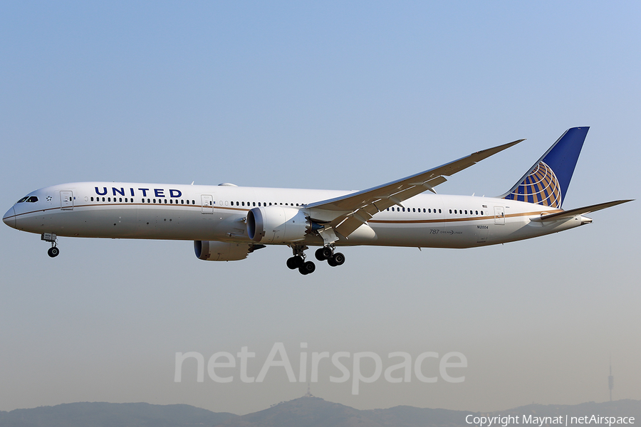 United Airlines Boeing 787-10 Dreamliner (N12004) | Photo 412479