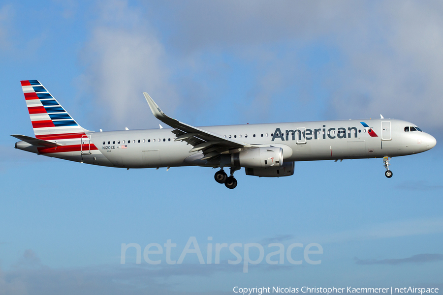 American Airlines Airbus A321-231 (N120EE) | Photo 122287