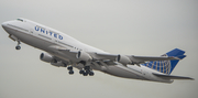 United Airlines Boeing 747-422 (N120UA) at  Sydney - Kingsford Smith International, Australia