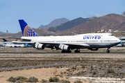 United Airlines Boeing 747-422 (N120UA) at  Tenerife Sur - Reina Sofia, Spain