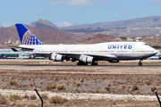 United Airlines Boeing 747-422 (N120UA) at  Tenerife Sur - Reina Sofia, Spain