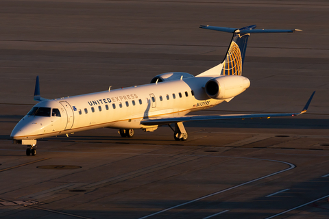 United Express (ExpressJet Airlines) Embraer ERJ-145XR (N12195) at  Houston - George Bush Intercontinental, United States