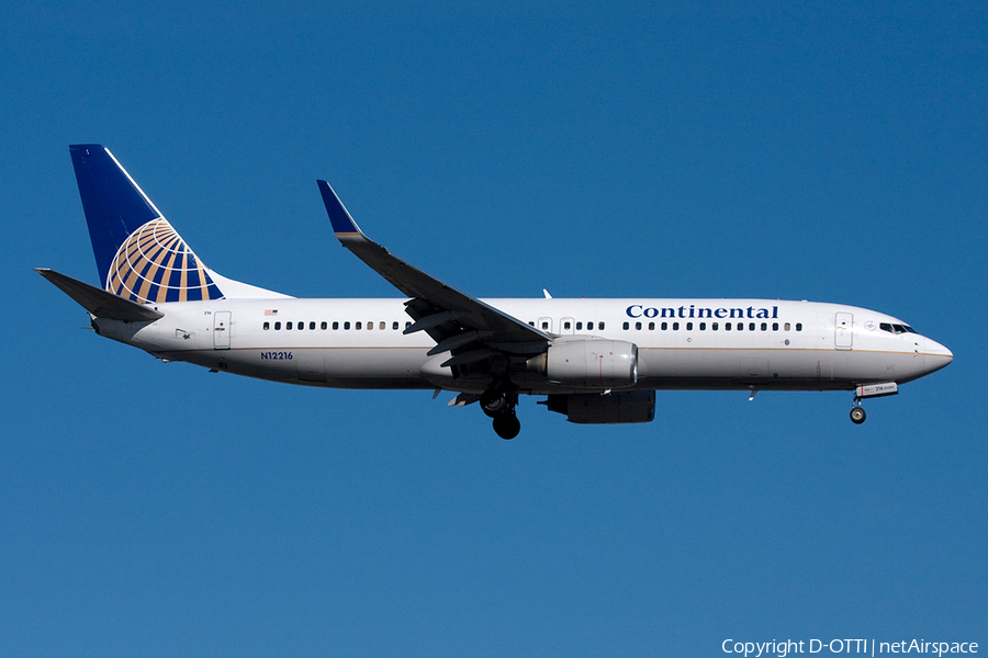 Continental Airlines Boeing 737-824 (N12216) | Photo 261567