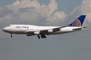 United Airlines Boeing 747-422 (N127UA) at  Frankfurt am Main, Germany