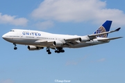 United Airlines Boeing 747-422 (N127UA) at  Frankfurt am Main, Germany