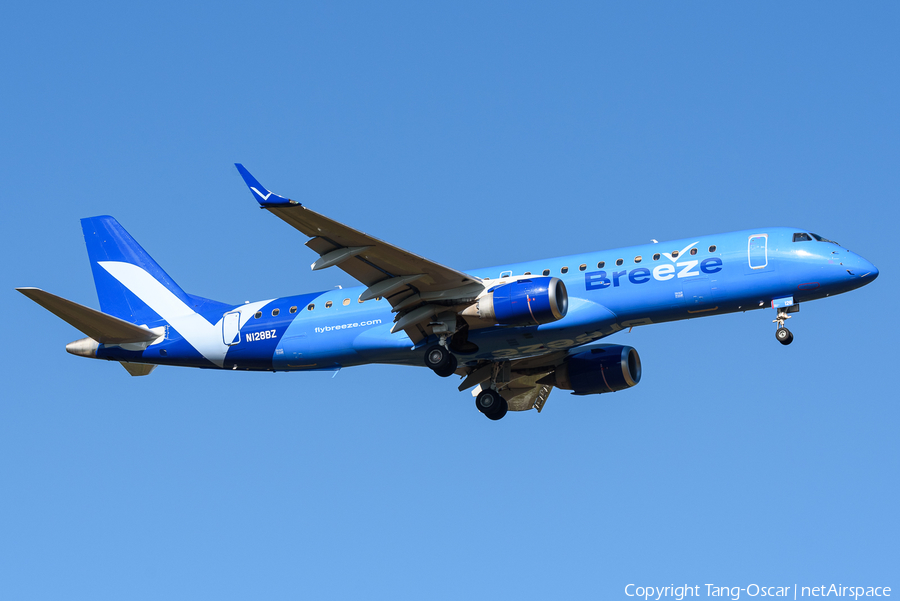 Breeze Airways Embraer ERJ-190AR (ERJ-190-100IGW) (N128BZ) | Photo 476684