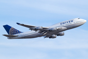 United Airlines Boeing 747-422 (N128UA) at  Frankfurt am Main, Germany