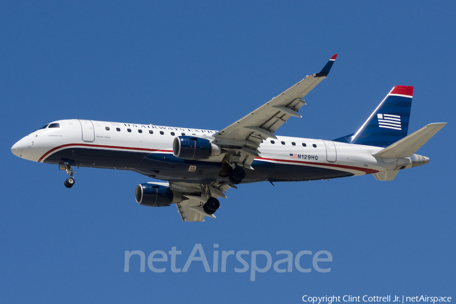 US Airways Express (Republic Airlines) Embraer ERJ-175LR (ERJ-170-200LR) (N129HQ) | Photo 40179