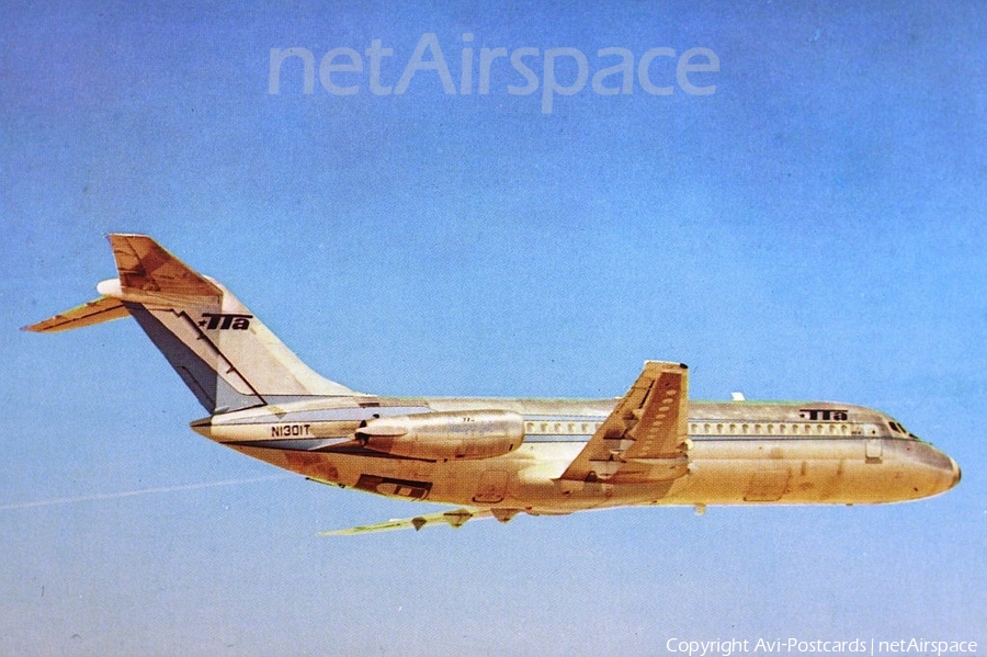 Trans Texas Airways Douglas DC-9-14 (N1301T) | Photo 69223