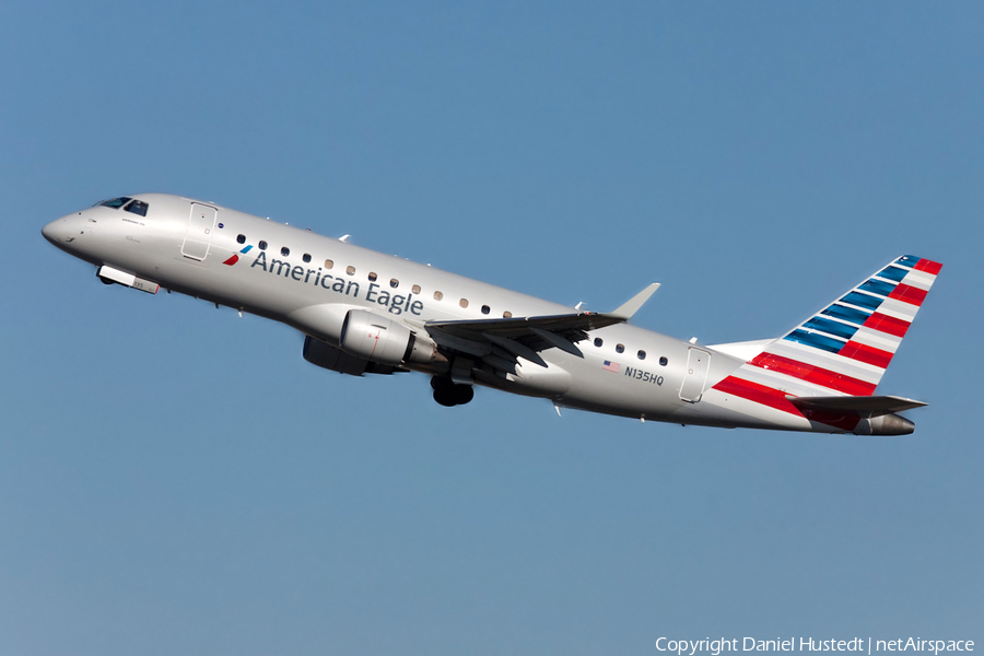American Eagle (Republic Airlines) Embraer ERJ-175LR (ERJ-170-200LR) (N135HQ) | Photo 666607