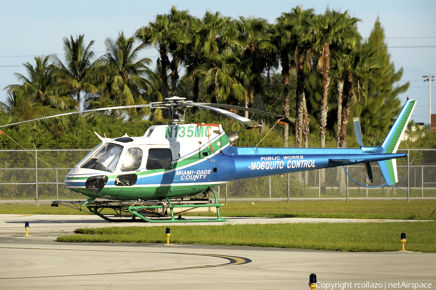 Miami Dade County Mosquito Control Eurocopter AS350B2 Ecureuil (N135MC) | Photo 21445