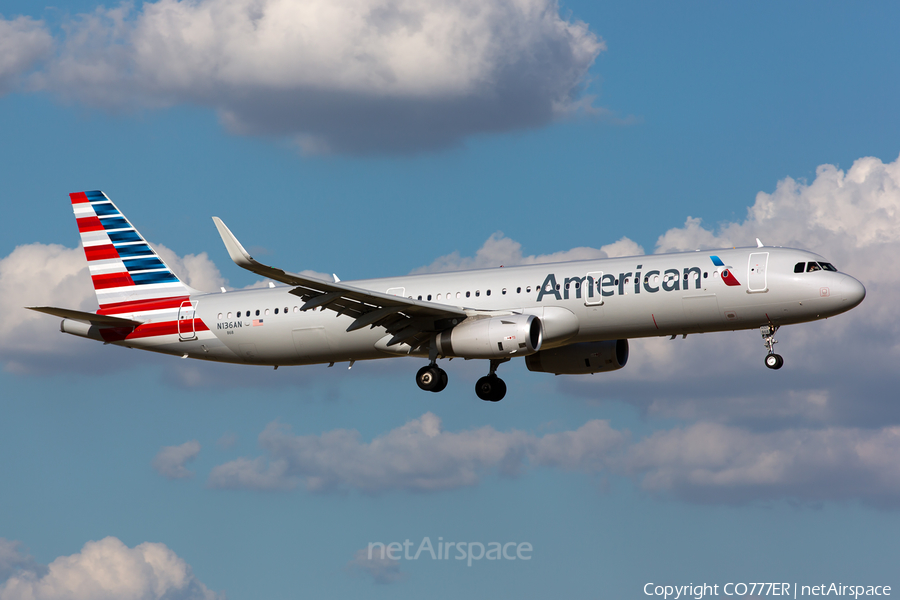 American Airlines Airbus A321-231 (N136AN) | Photo 89815