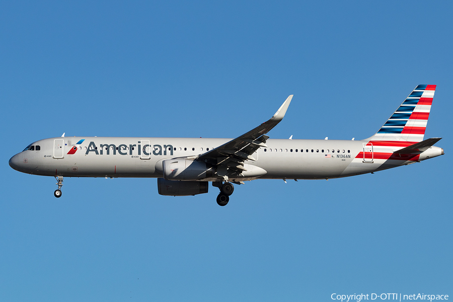 American Airlines Airbus A321-231 (N136AN) | Photo 144718