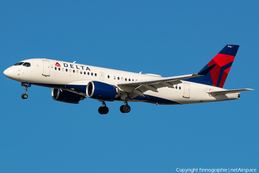 Delta Air Lines Airbus A220-100 (N136DQ) | Photo 587454