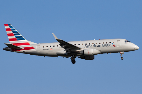 American Eagle (Republic Airlines) Embraer ERJ-175LR (ERJ-170-200LR) (N138HQ) at  New York - John F. Kennedy International, United States