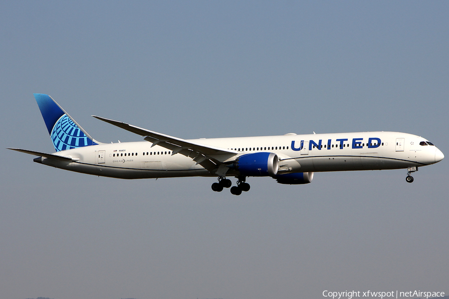 United Airlines Boeing 787-10 Dreamliner (N14011) | Photo 445510
