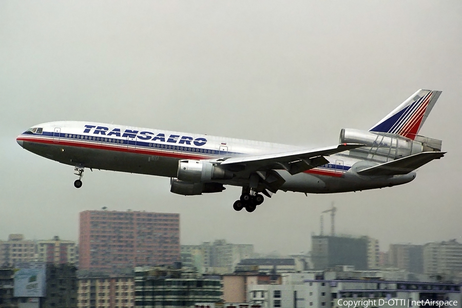 Transaero Airlines McDonnell Douglas DC-10-30 (N140AA) | Photo 289302